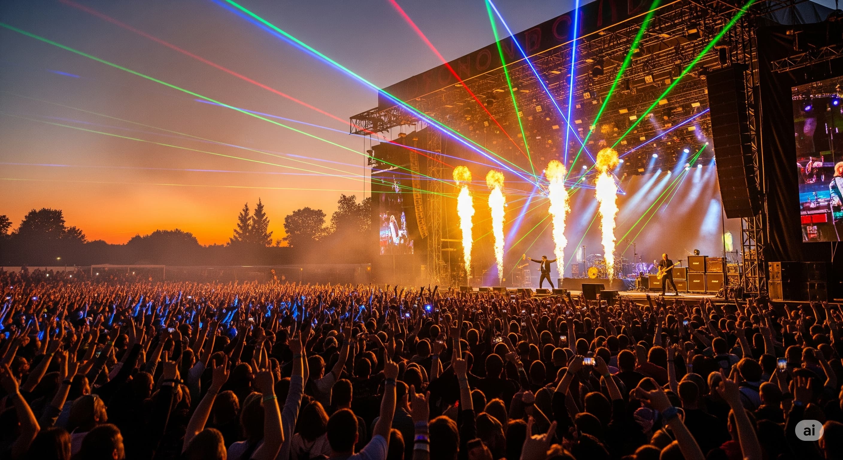 Dynamic concert atmosphere